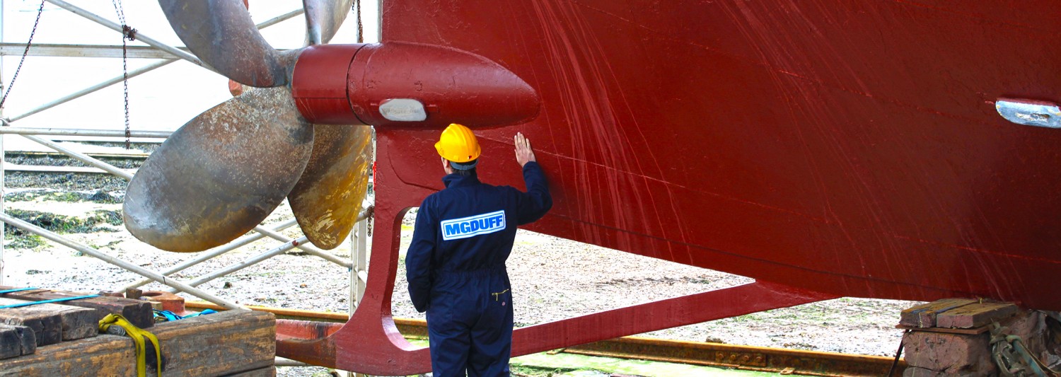 Ship Propeller with MG Duff Engineer